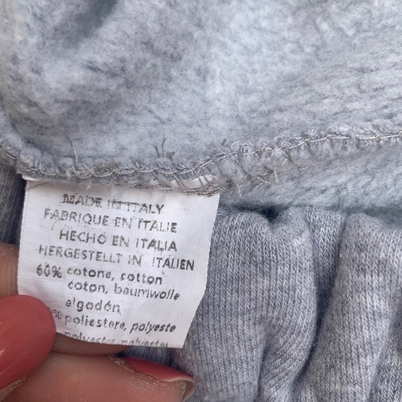 Brandy Melville Side Stripe Gray Sweatpants - Picture 4 of 6